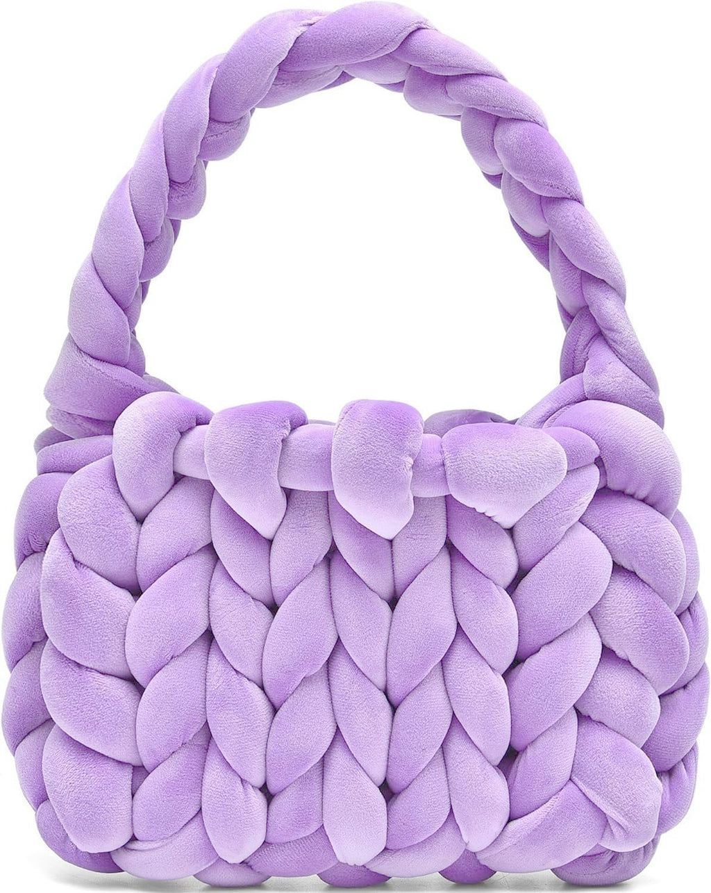 Hand Woven Crystal Velvet Bag
